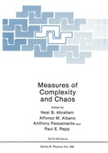 Cover: Measures of Complexity and Chaos - Springer