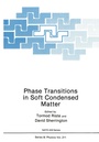 Cover: Phase Transitions in Soft Condensed Matter - Springer