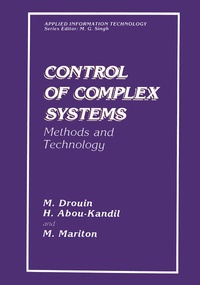 Enlarge image Cover: Control of Complex Systems - Springer