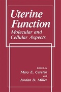 Cover: Uterine Function - Kluwer Academic / Plenum Publishers