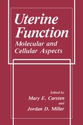 Cover: Uterine Function - Springer