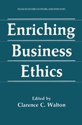 Cover: Enriching Business Ethics - Springer