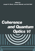 Cover: Coherence and Quantum Optics VI - Kluwer Academic / Plenum Publishers