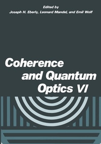 Enlarge image Cover: Coherence and Quantum Optics VI - Kluwer Academic / Plenum Publishers