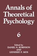 Cover: Annals of Theoretical Psychology - Kluwer Academic / Plenum Publishers