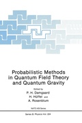 Cover: Probabilistic Methods in Quantum Field Theory and Quantum Gravity - Kluwer Academic / Plenum Publishers