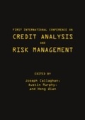 Cover: First International Conference on Credit Analysis and Risk Management - Cambridge Scholars Publishing