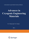 Cover: Advances in Cryogenic Engineering Materials - Springer