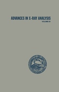 Cover: Advances in X-Ray Analysis - Kluwer Academic / Plenum Publishers