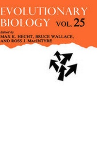 Enlarge image Cover: Evolutionary Biology - Plenum Publishing Co.,N.Y.