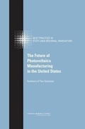 Cover: The Future of Photovoltaics Manufacturing in the United States - National Academies Press