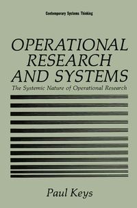 Enlarge image Cover: Operational Research and Systems - Plenum Publishing Co.,N.Y.