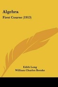 Cover: Algebra - Kessinger Publishing