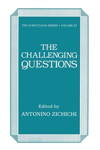 Enlarge image Cover: The Challenging Questions: 27th - Kluwer Academic / Plenum Publishers