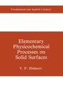 Cover: Elementary Physicochemical Processes on Solid Surfaces - Springer