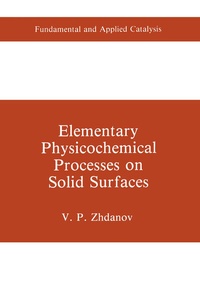 Abbildung von: Elementary Physicochemical Processes on Solid Surfaces - Springer