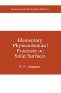 Cover: Elementary Physicochemical Processes on Solid Surfaces - Springer