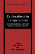 Cover: Explorations in Temperament - Springer