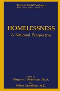Cover: Homelessness - Springer
