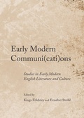 Cover: Early Modern Communi(cati)ons - Cambridge Scholars Publishing
