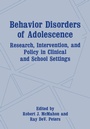 Cover: Behavior Disorders of Adolescence - Springer