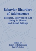 Cover: Behavior Disorders of Adolescence - Springer