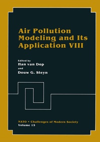 Abbildung von: Air Pollution Modeling and Its Application VIII - Springer
