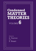 Cover: Condensed Matter Theories - Springer