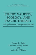 Cover: Ethnic Validity, Ecology, and Psychotherapy - Springer