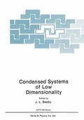 Cover: Condensed Systems of Low Dimensionality - Kluwer Academic / Plenum Publishers