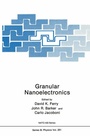 Cover: Granular Nanoelectronics - Plenum Publishing Co.,N.Y.
