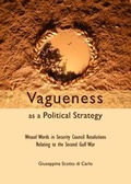Cover: Vagueness as a Political Strategy - Cambridge Scholars Publishing