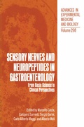 Cover: Sensory Nerves and Neuropeptides in Gastroenterology - Springer