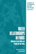 Cover: Water Relationships in Foods - Springer