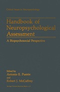 Cover: Handbook of Neuropsychological Assessment - Springer