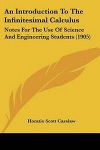 Enlarge image Cover: An Introduction To The Infinitesimal Calculus - Kessinger Publishing