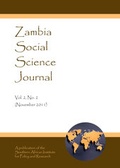 Cover: Zambia Social Science Journal Vol. 2, No. 2 (November 2011) - Cambridge Scholars Publishing