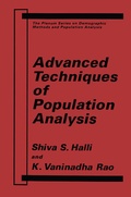 Cover: Advanced Techniques of Population Analysis - Plenum Publishing Co.,N.Y.