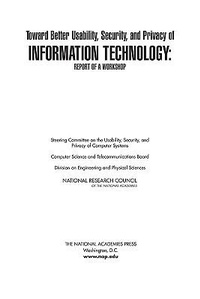 Abbildung von: Toward Better Usability, Security, and Privacy of Information Technology - National Academies Press