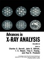 Cover: Advances in X-Ray Analysis - Springer