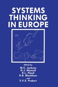 Cover: Systems Thinking in Europe - Kluwer Academic / Plenum Publishers