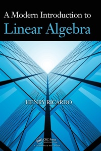 Abbildung von: A Modern Introduction to Linear Algebra - Chapman & Hall/CRC
