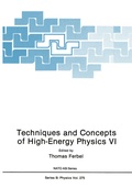 Cover: Techniques and Concepts of High-Energy Physics VI - Springer