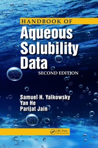 Abbildung von: Handbook of Aqueous Solubility Data - CRC Press