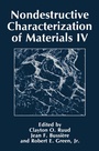 Cover: Nondestructive Characterization of Materials IV - Springer
