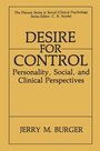 Cover: Desire for Control - Kluwer Academic/Plenum Publishers