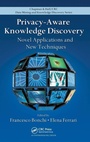 Cover: Privacy-Aware Knowledge Discovery - CRC Press