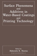 Cover: Surface Phenomena and Additives in Water-Based Coatings and Printing Technology - Plenum Publishing Co.,N.Y.