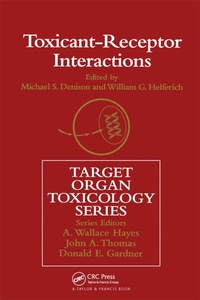 Enlarge image Cover: Toxicant-Receptor Interactions - CRC Press