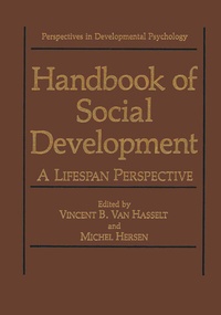 Enlarge image Cover: Handbook of Social Development - Springer